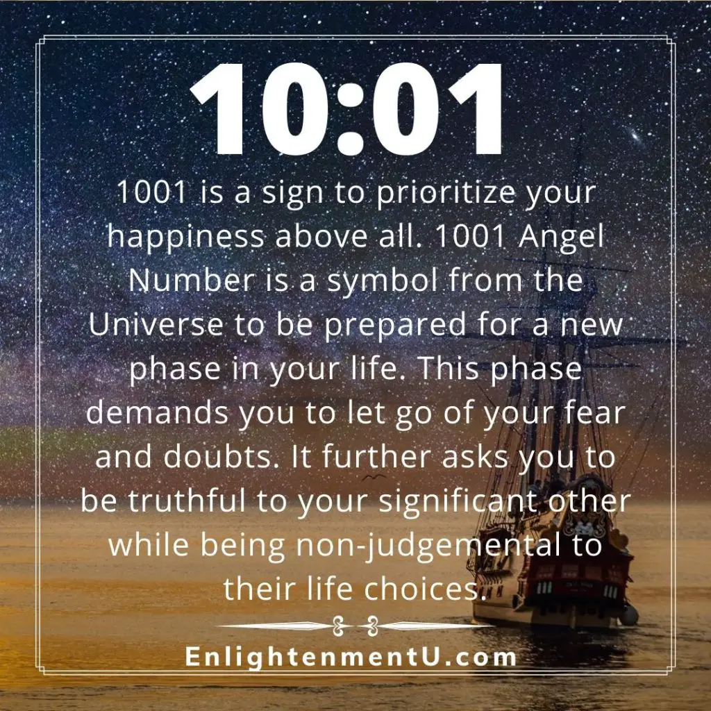 1001 - Angel Number Meaning