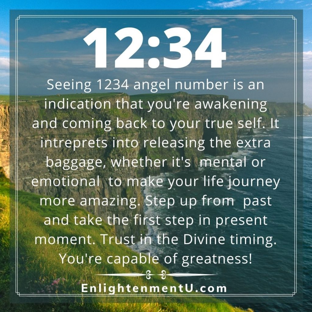 1234 Angel Number - Persistence Will Lead To Triumph | Seeing 1234 Meaning