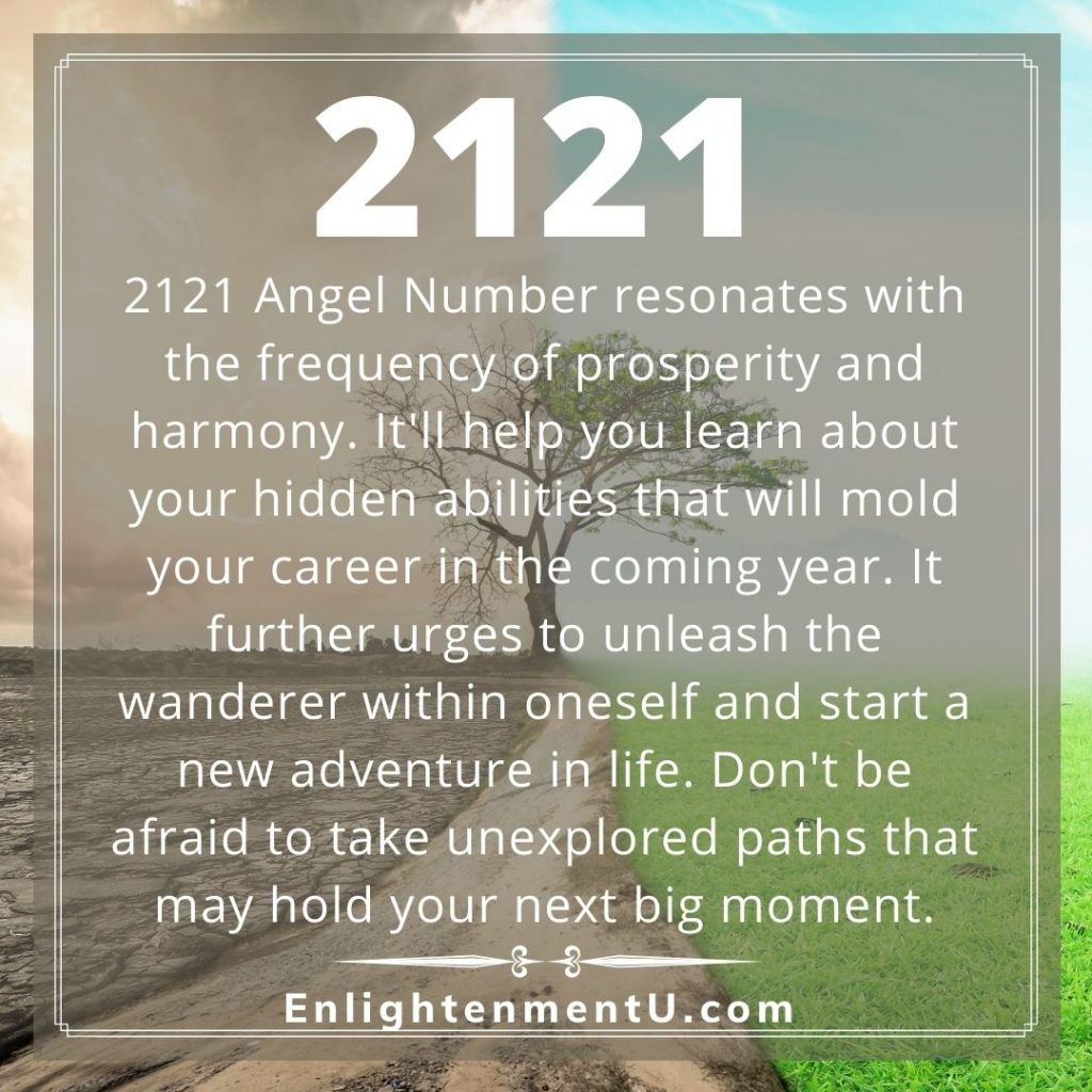 2121 - Angel Number Meaning