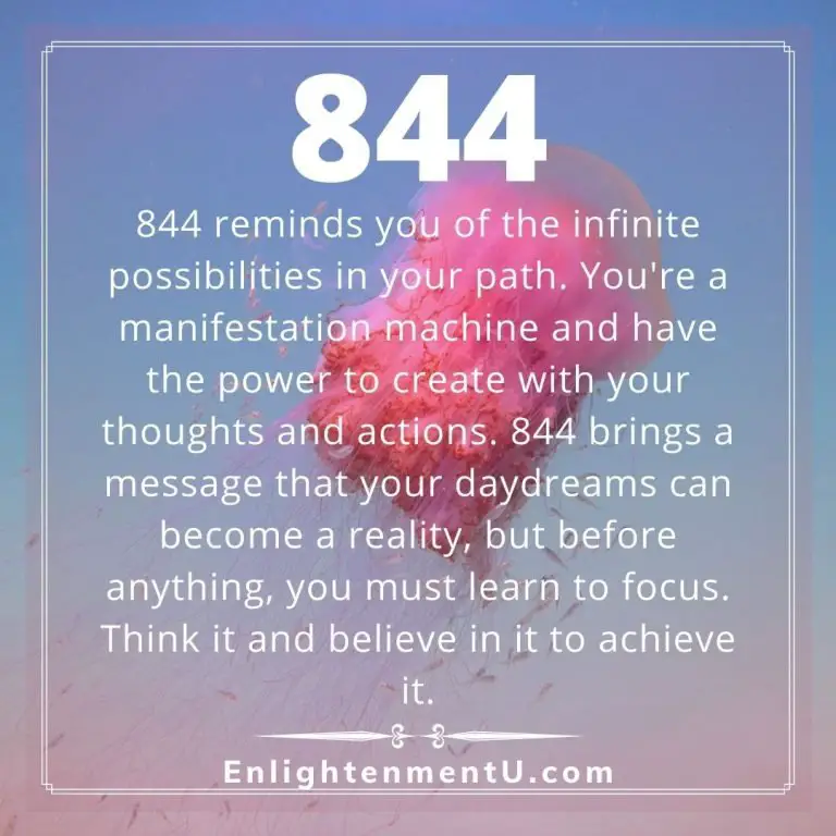 844 Angel Number - Your Definition Of Clarity | Seeing 844 Meaning