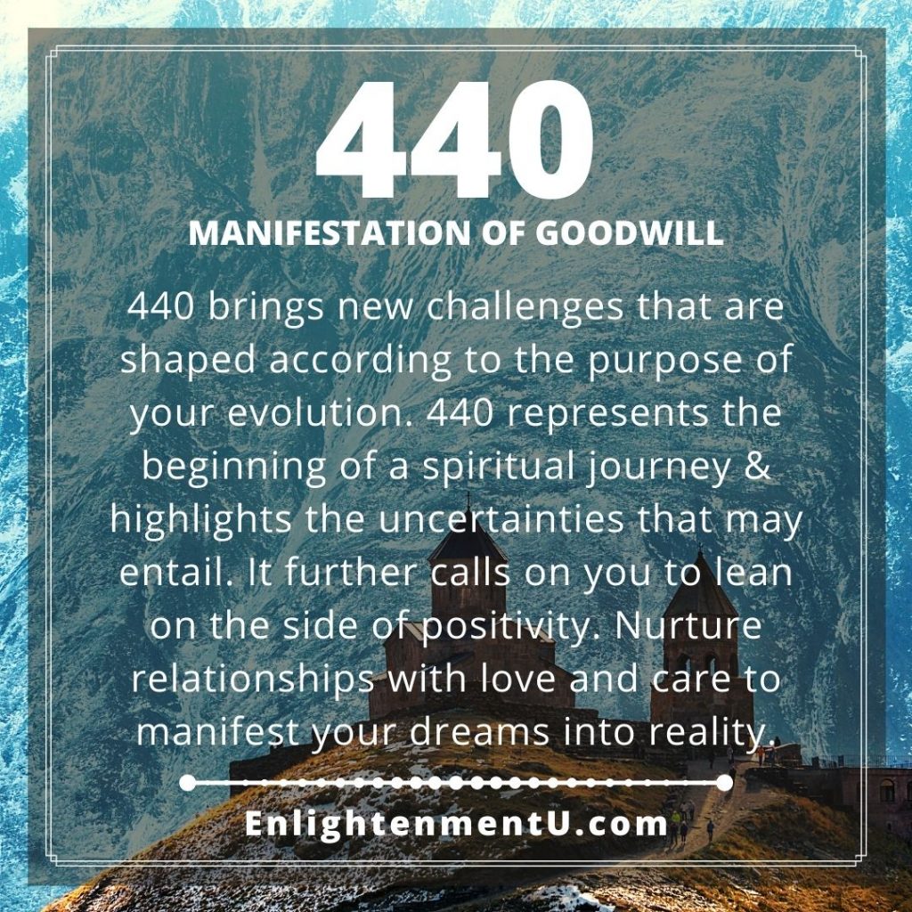 440 Angel Number - Manifestation Of Goodwill | Seeing 440 Meaning