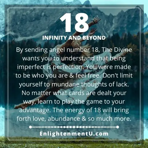 18 Angel Number - Infinity And Beyond | Seeing 18 Meaning