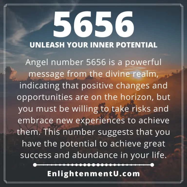 5656 Angel Number – Unleash Your Inner Potential | Seeing 5656 Meaning