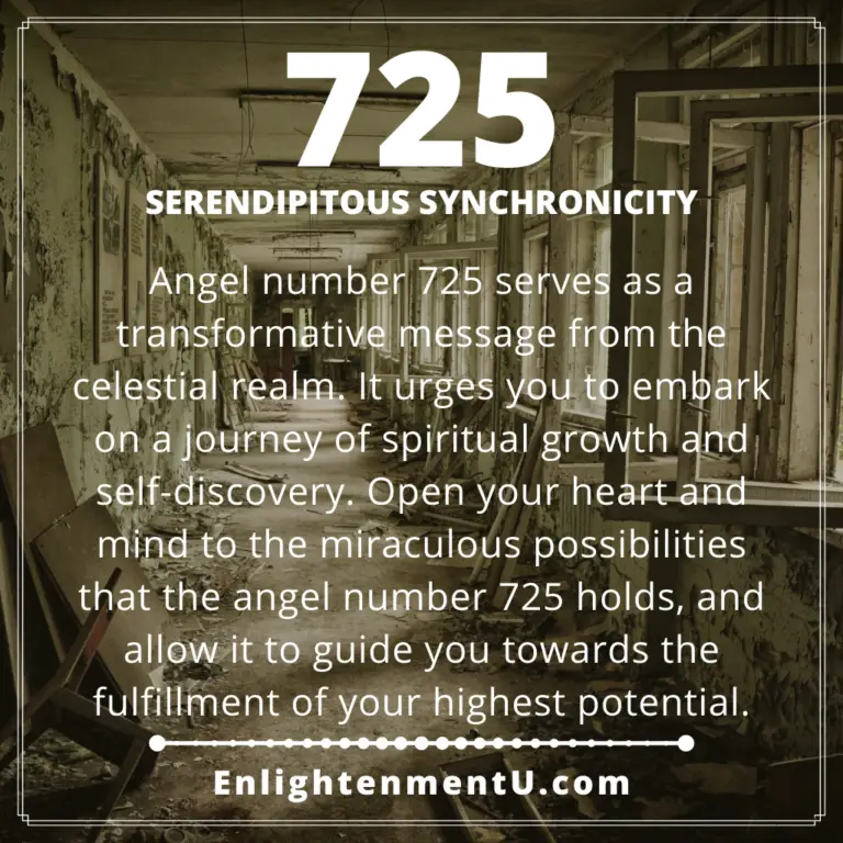 725 Angel Number - Unleashing Serendipitous Synchronicity | Seeing 725 ...