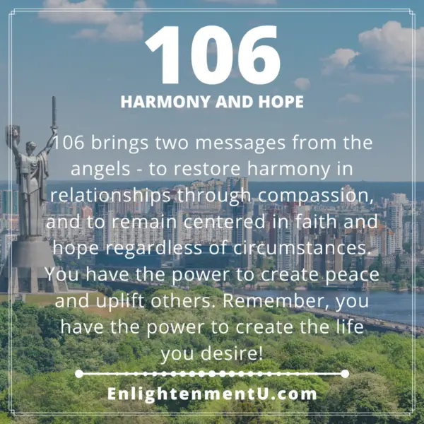 Seeing 106 Angel Number And Its Meaning And Symbolism - Embrace Change ...