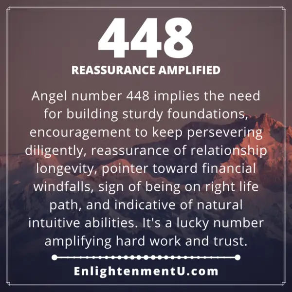 448 Angel Number – Reassurance Amplified 