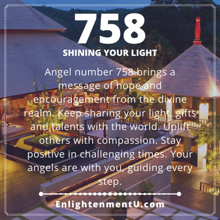 758 Angel Number - The Powerful Symbolism | Seeing 758 Meaning