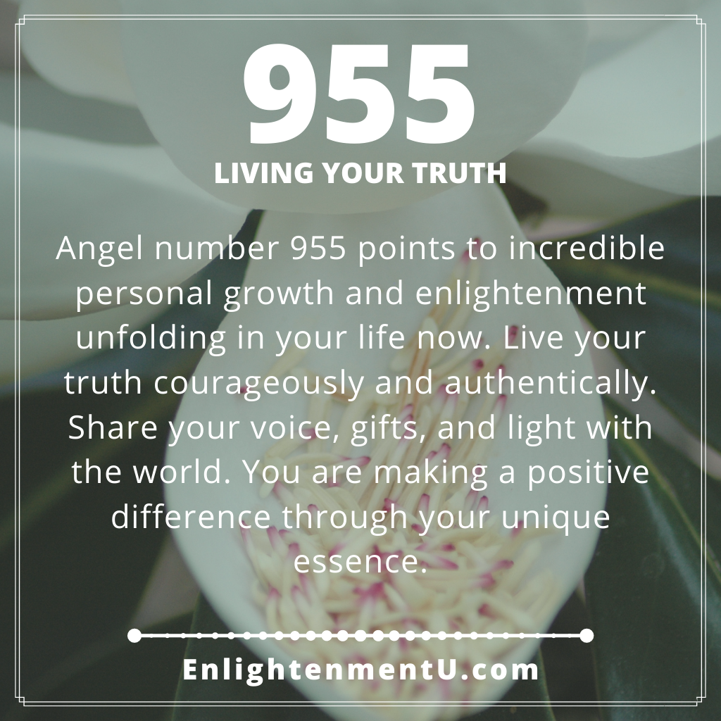 Seeing 955 Angel Number