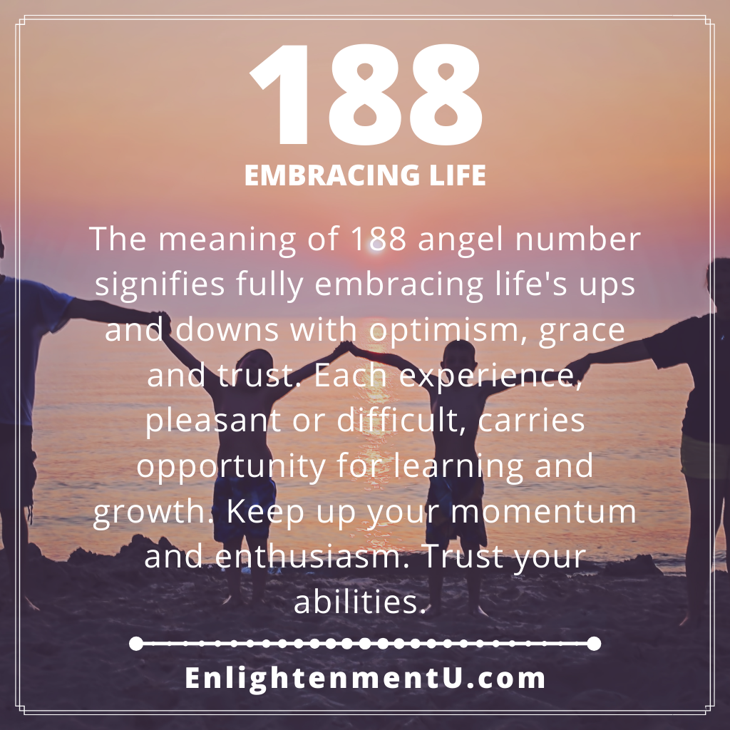 Seeing 188 Angel Number Meaning A Divine Message Of Positivity 