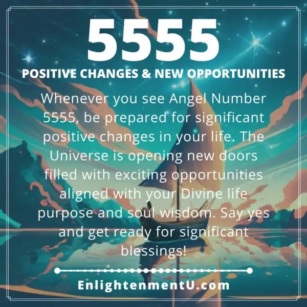 Seeing 5555 Angel Number - Meaning In Love, Life, Money & More