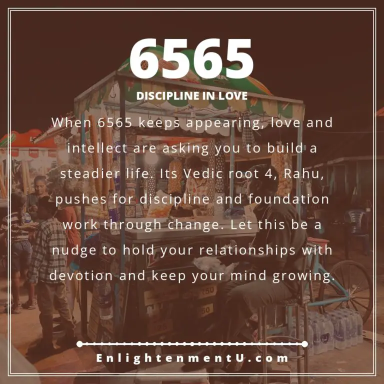 Read more about the article 6565 Angel Number Meaning: Love, Money & Vedic Insight