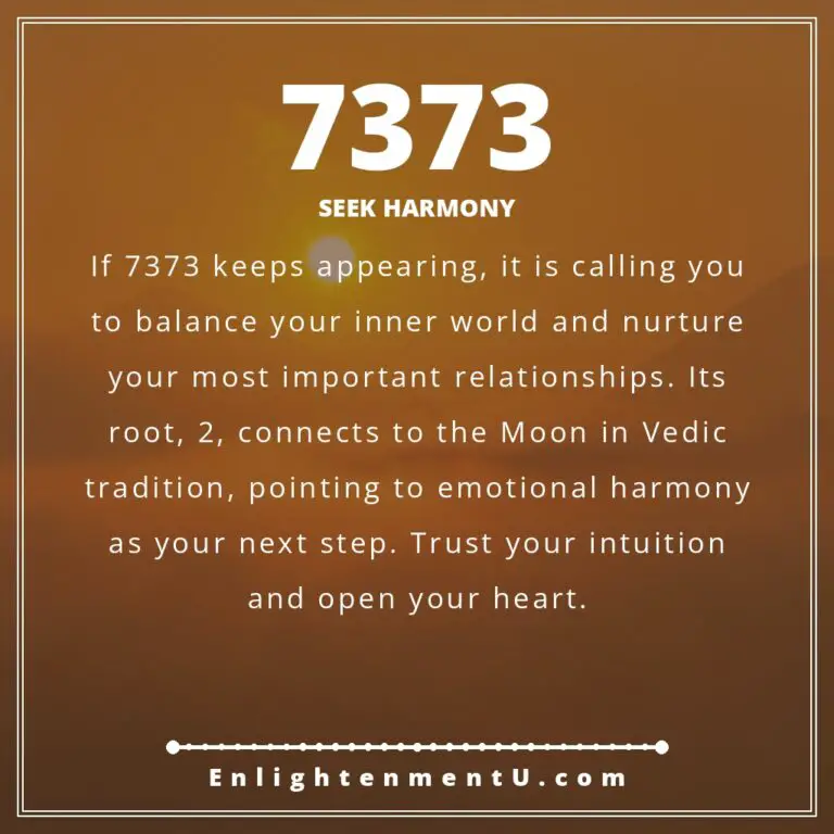 Read more about the article 7373 Angel Number Meaning: Love, Money & Vedic Insight