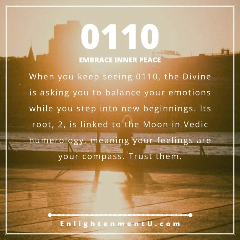 Read more about the article 0110 Angel Number Meaning: Love, Money & Vedic Insight