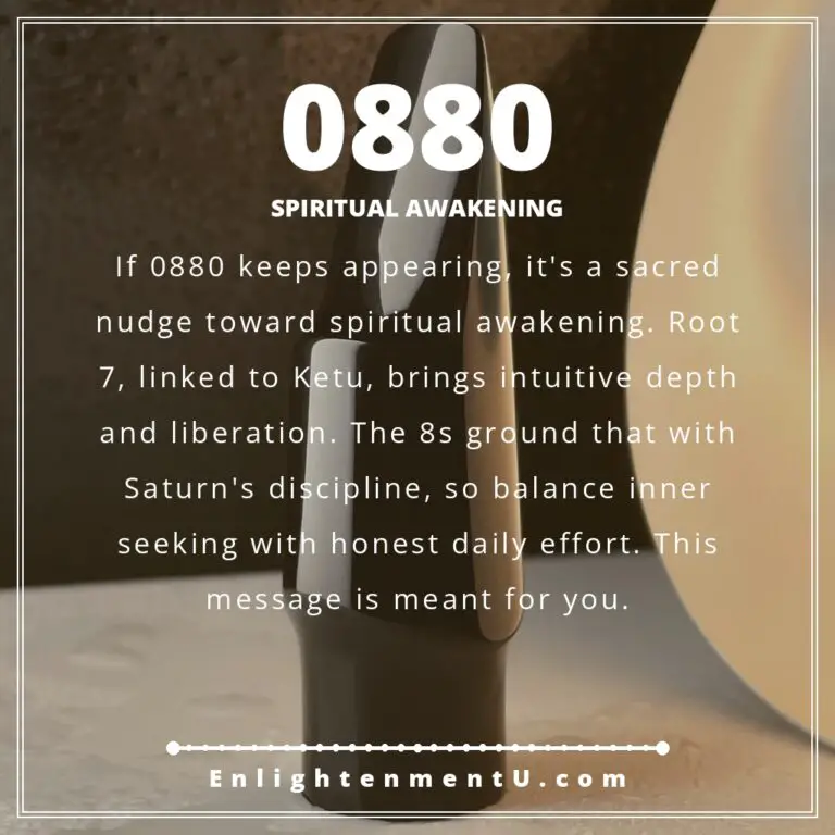 Read more about the article Significado do número de anjo 0880: despertar espiritual, disciplina e visão védica