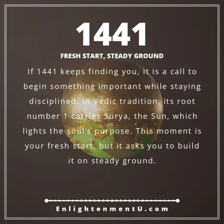 Read more about the article 1441 Angel Number Meaning: Love, Money & Vedic Insight