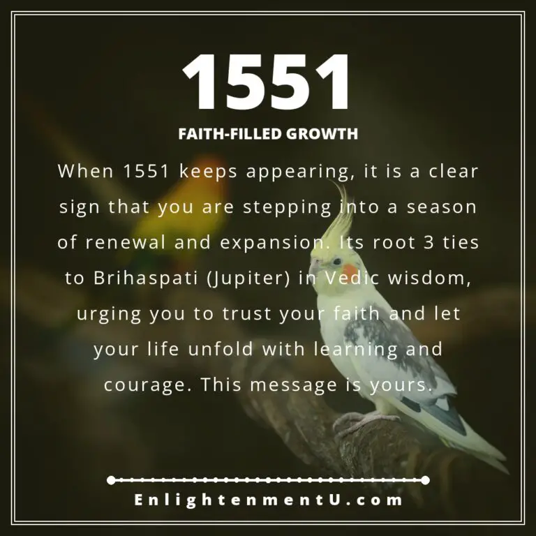 Read more about the article 1551 Angel Number Meaning: Love, Money & Vedic Insight