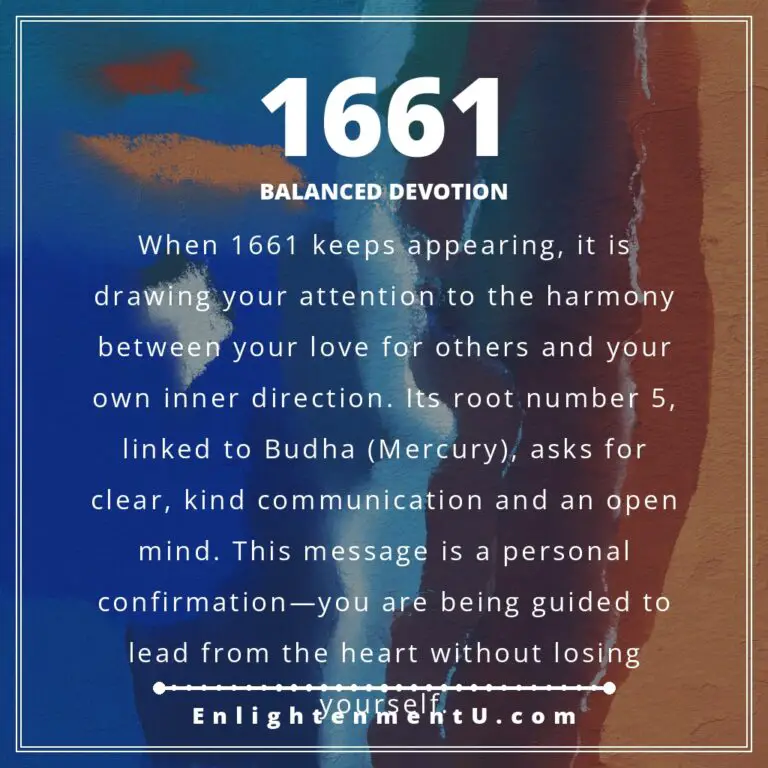 Read more about the article 1661 Angel Number Meaning: Love, Money & Vedic Insight