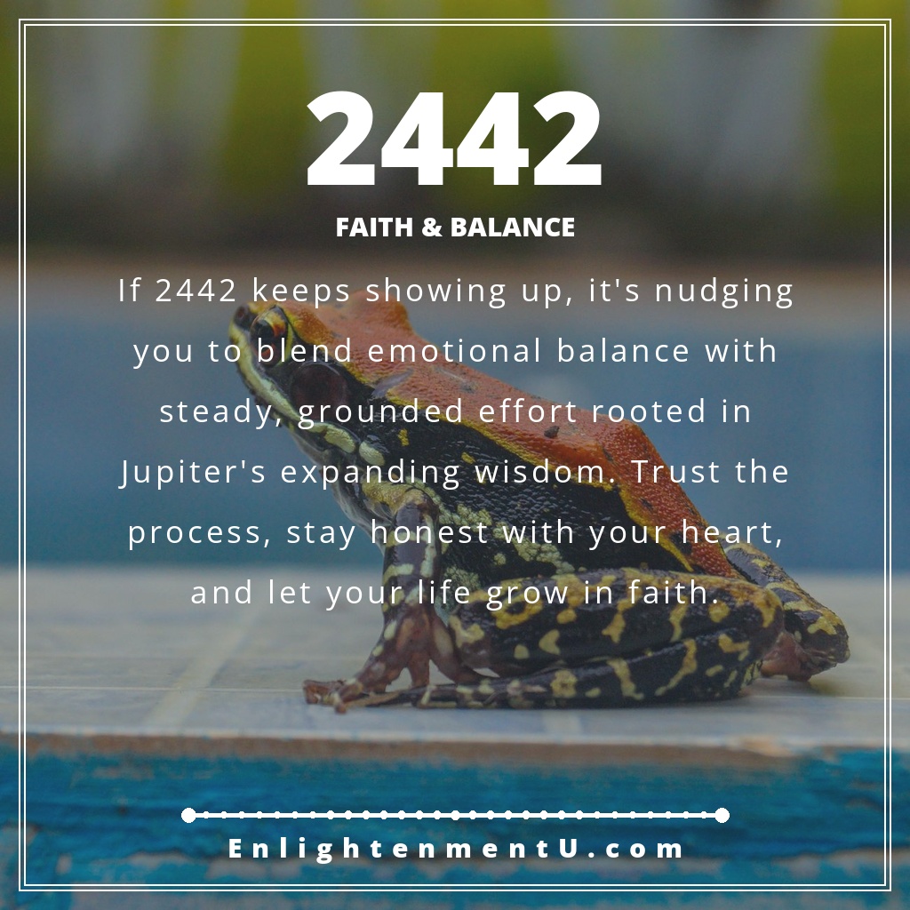 Meaning of seeing 2442 angel number