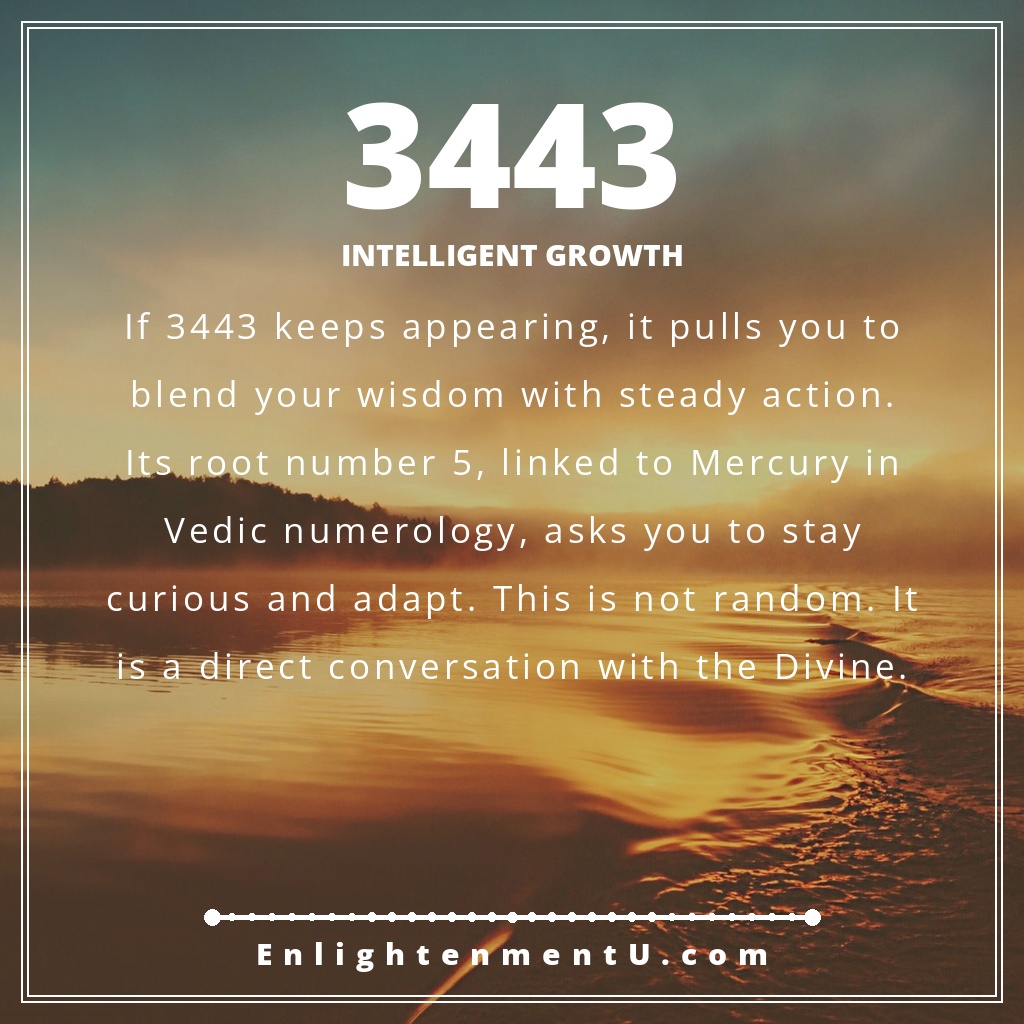 Meaning of seeing 3443 angel number