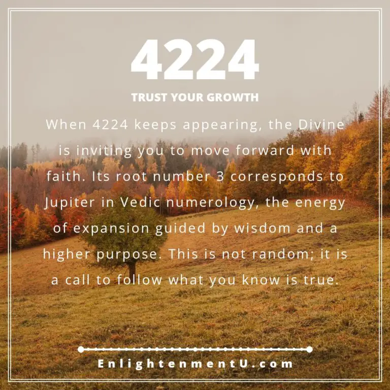 Read more about the article 4224 Angel Number Meaning: Love, Money & Vedic Insight