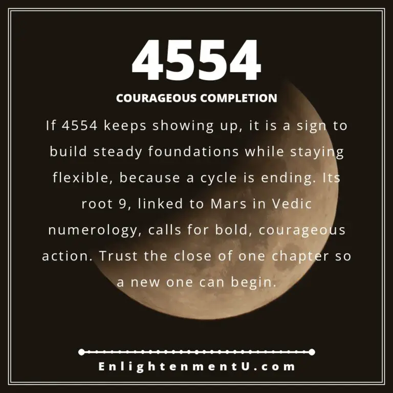 Read more about the article 4554 Angel Number Meaning: Love, Money & Vedic Insight