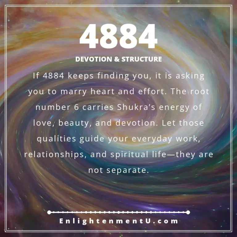 Read more about the article 4884 Angel Number Meaning: Love, Money & Vedic Insight