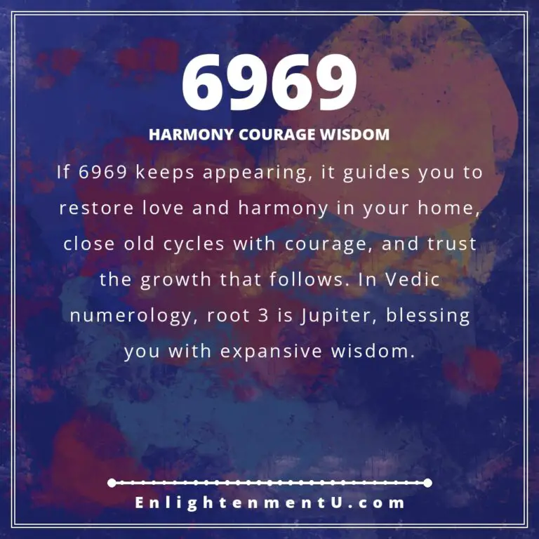 Read more about the article 6969 Angel Number Meaning: Love, Courage & Vedic Expansion