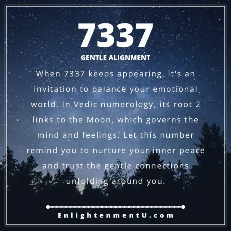 Read more about the article Significado del nÃºmero angelical 7337: amor, dinero e interpretaciÃ³n vÃ©dica