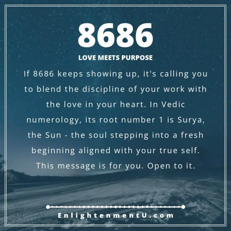 Read more about the article 8686 Angel Number Meaning: Love, Money & Vedic Insight