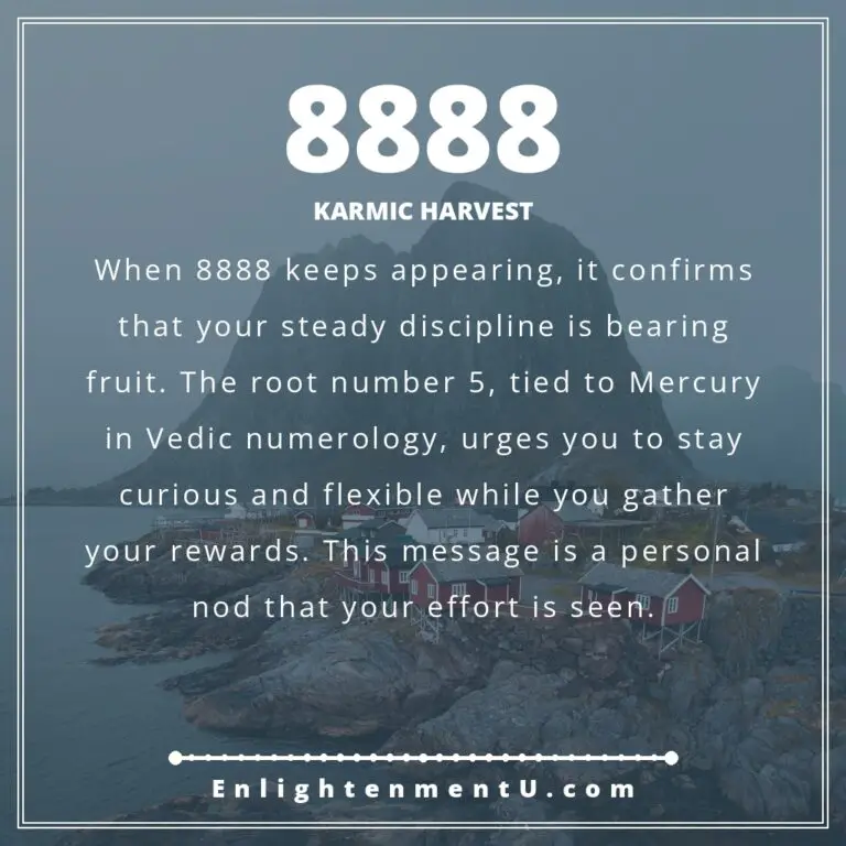 Read more about the article 8888 Angel Number Meaning: Love, Money & Vedic Insight