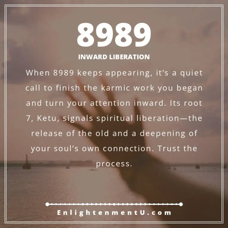 Read more about the article 8989 Angel Number Meaning: Love, Money & Vedic Insight