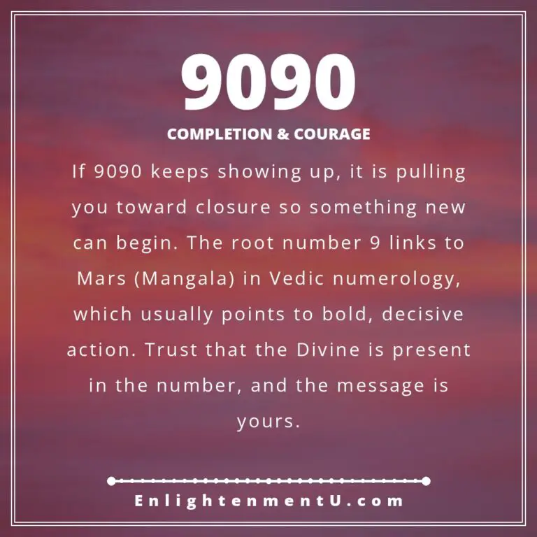 Read more about the article 9090 Angel Number Meaning: Love, Money & Vedic Insight