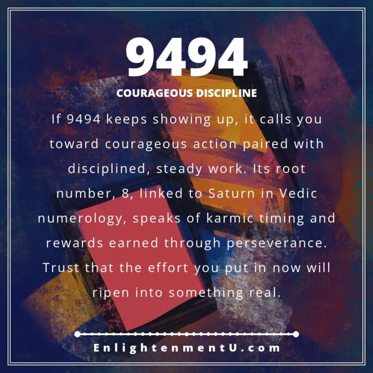 Read more about the article 9494 Angel Number Meaning: Love, Money & Vedic Insight