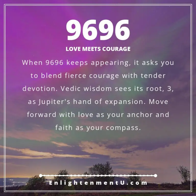 Read more about the article 9696 Angel Number Meaning: Love, Courage & Vedic Insight