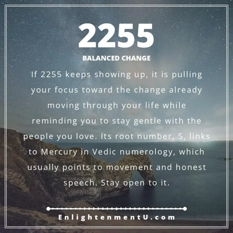 Read more about the article Significato del numero angelico 2255: amore, denaro e visione vedica