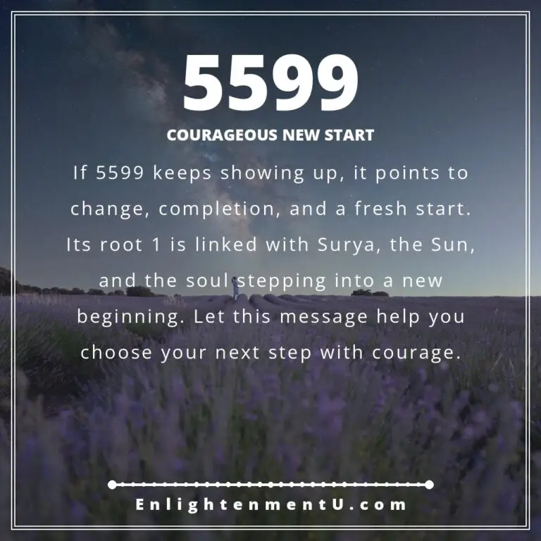 Read more about the article 5599 Engelszahl Bedeutung: Liebe, Geld & vedische Einsichten