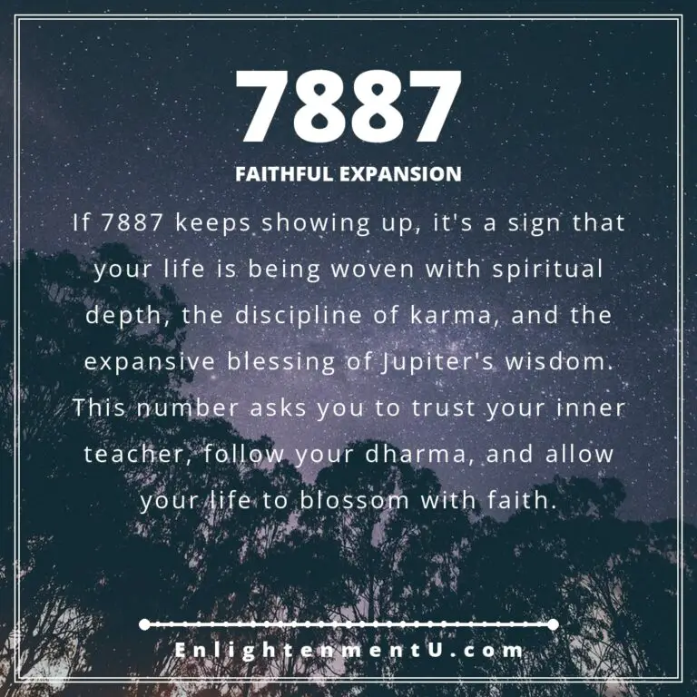 Read more about the article Significato del numero angelico 7887: amore, denaro e saggezza vedica
