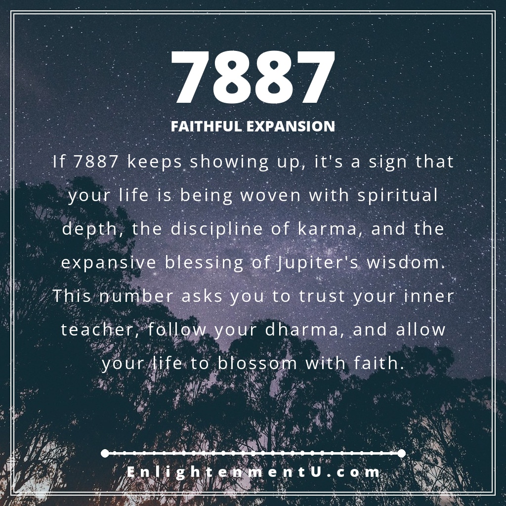 Significato del vedere il numero angelico 7887