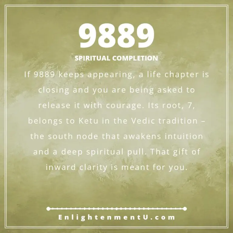 Read more about the article 9889 Angel Number Meaning: Love, Money & Vedic Insight