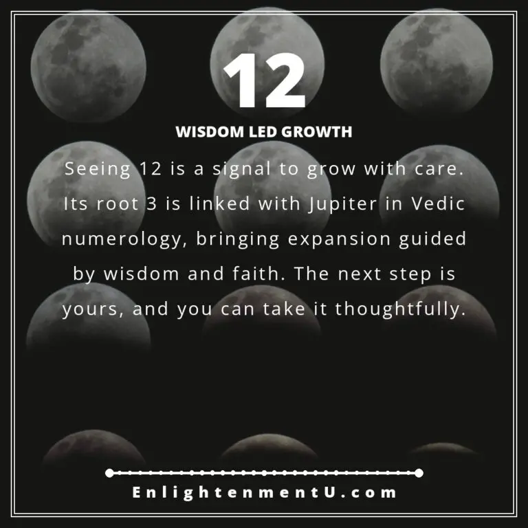 Read more about the article 12 Angel Number Meaning: Love, Money & Vedic Insight