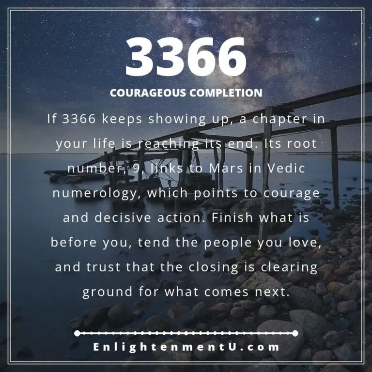 Read more about the article 3366のエンジェルナンバーの意味：恋愛・お金・ヴェーダ占星術の洞察