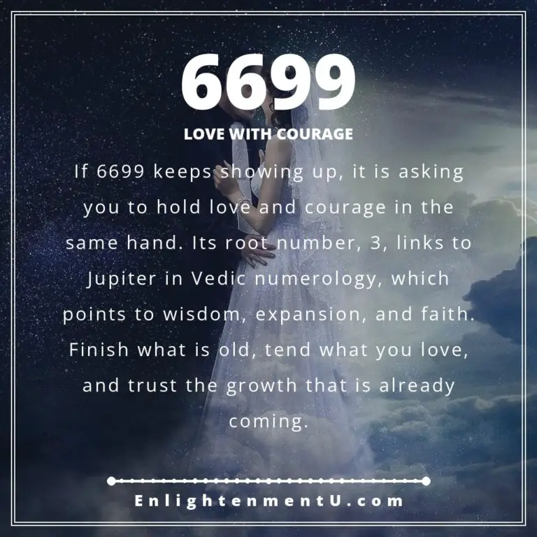 Read more about the article Significado del número angelical 6699: amor, dinero e interpretación védica