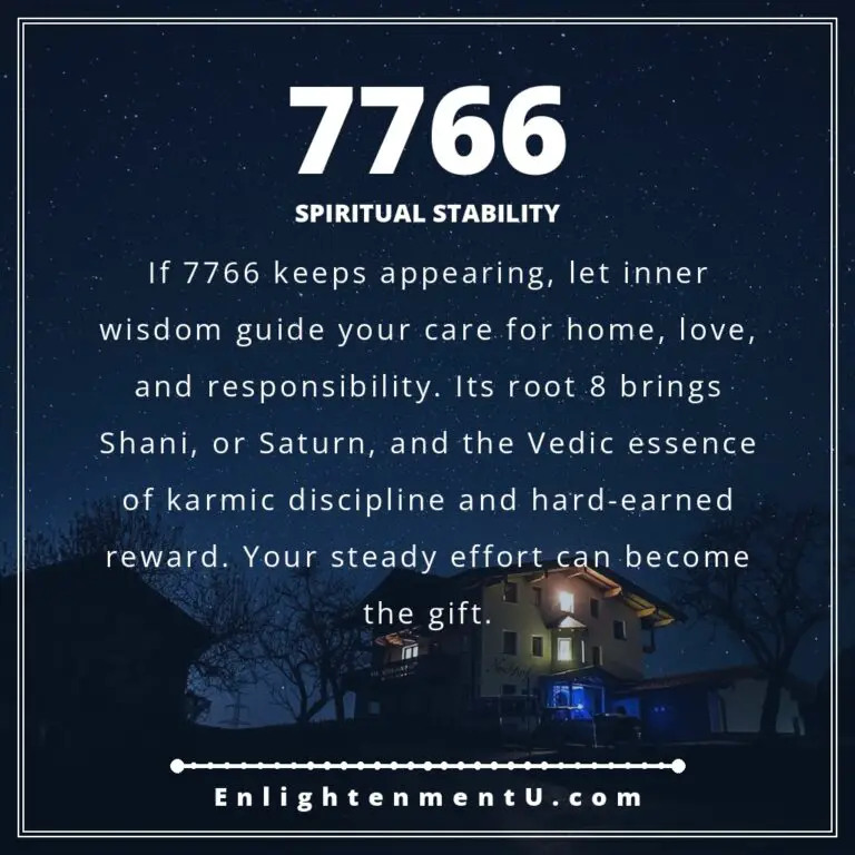 Read more about the article 7766 Angel Number Meaning: Love, Money & Vedic Insight