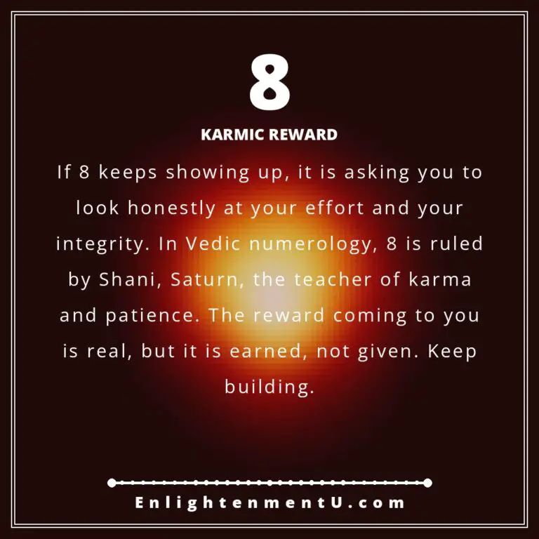 Read more about the article 8 Angel Number Meaning: Love, Money & Vedic Insight