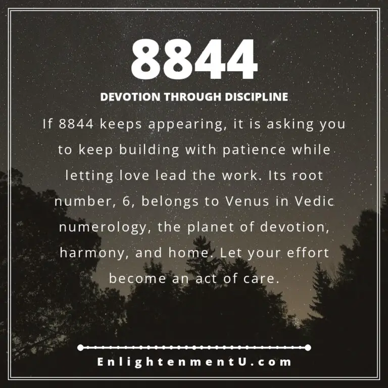 Read more about the article 8844エンジェルナンバーの意味：恋愛・お金・ヴェーダ占星術の洞察