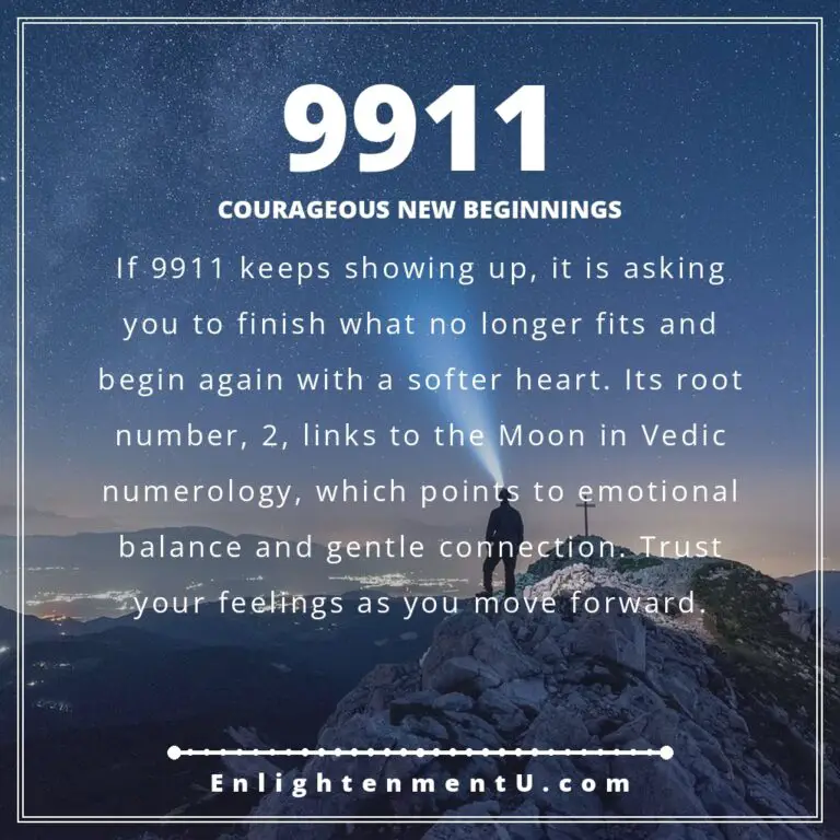Read more about the article 9911エンジェルナンバーの意味：恋愛・お金・ヴェーダ占星術の洞察