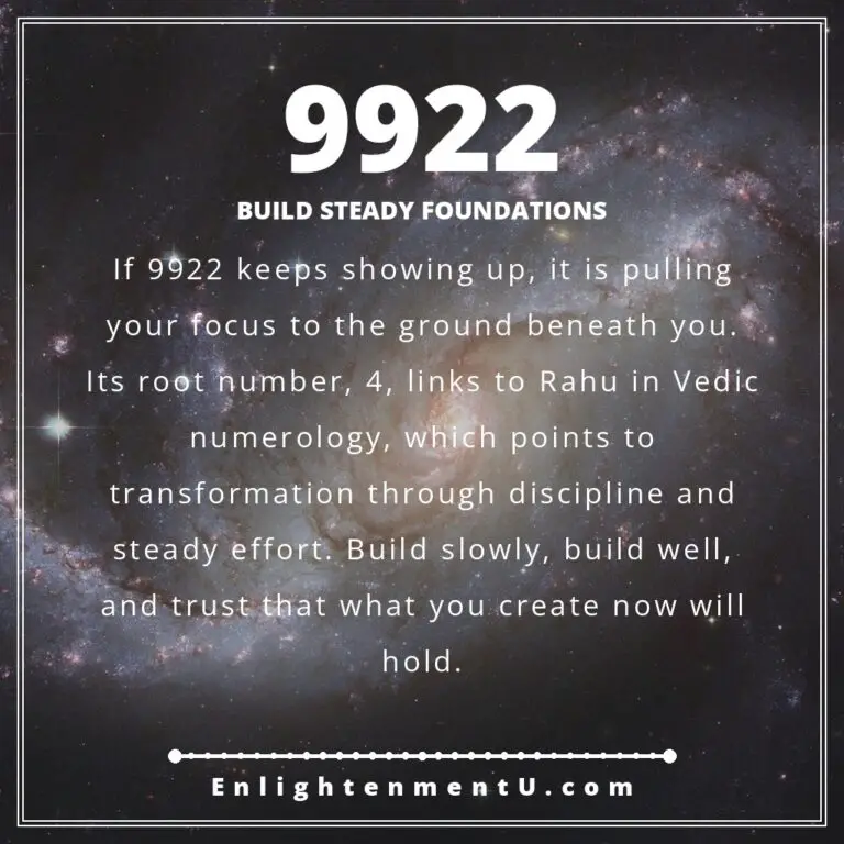 Read more about the article 9922エンジェルナンバーの意味：恋愛・ツインレイ・ヴェーダ占星術の洞察