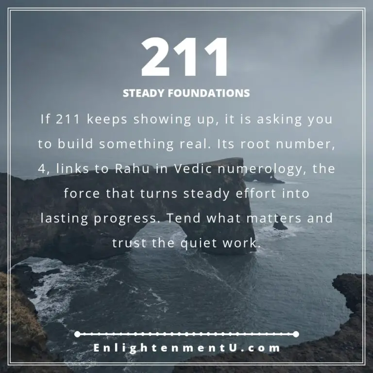 Read more about the article 211 Angel Number Meaning: Love, Money & Vedic Insight