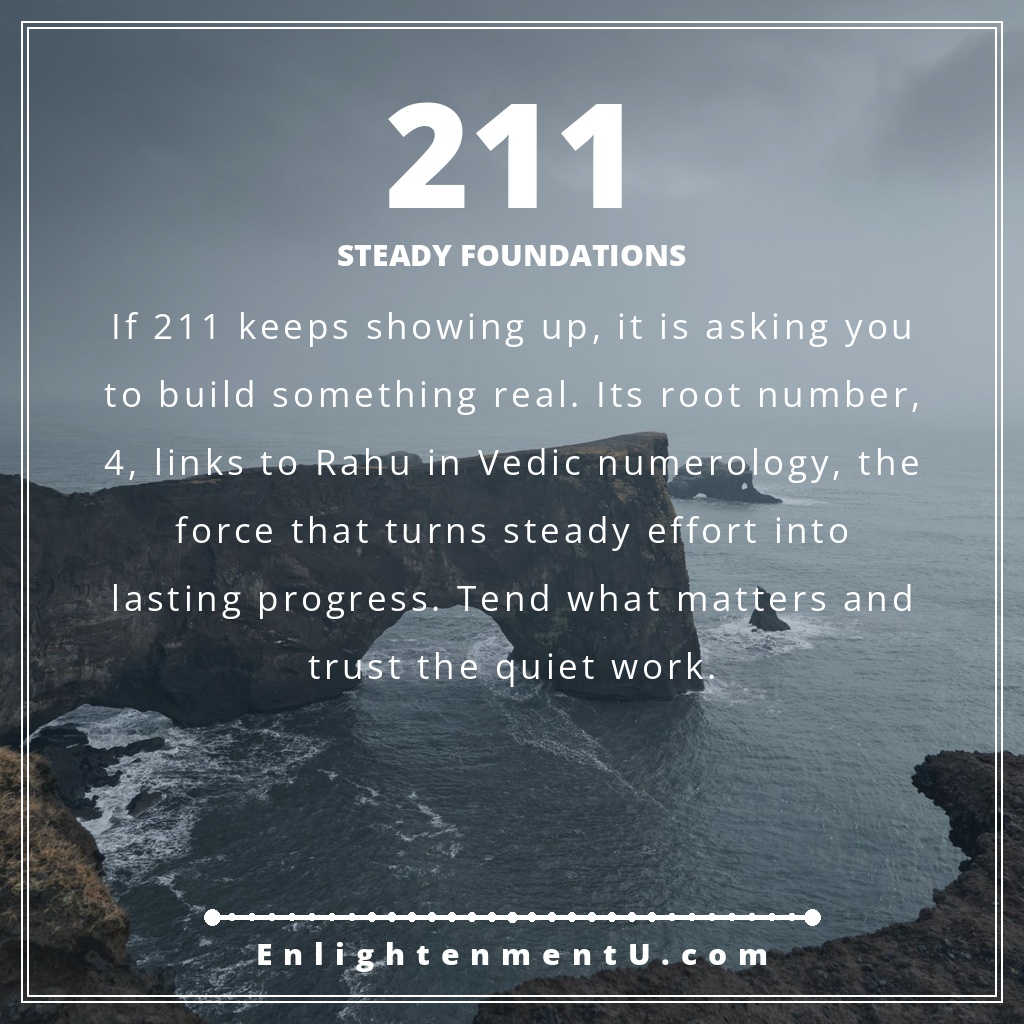 Meaning of seeing 211 angel number