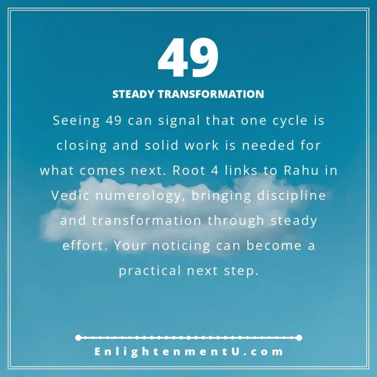 Read more about the article 49 Angel Number Meaning: Build What Comes Next